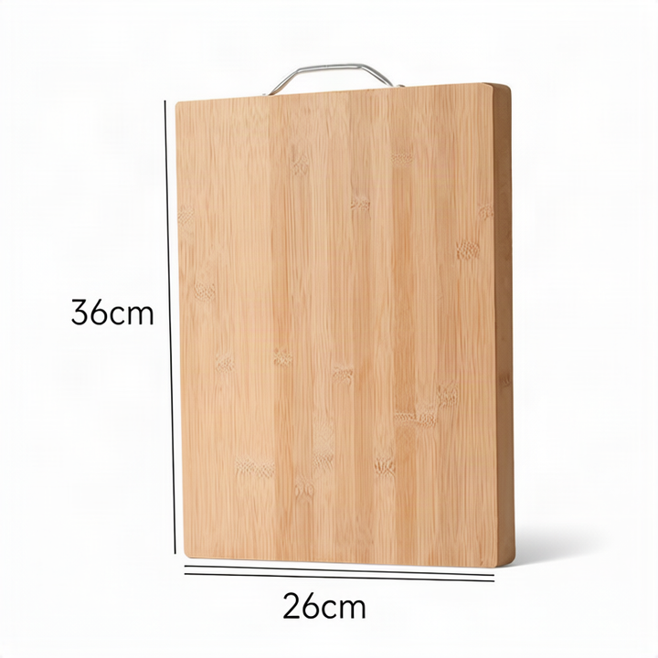 Bamboo cutting board, double-sided, non-slip