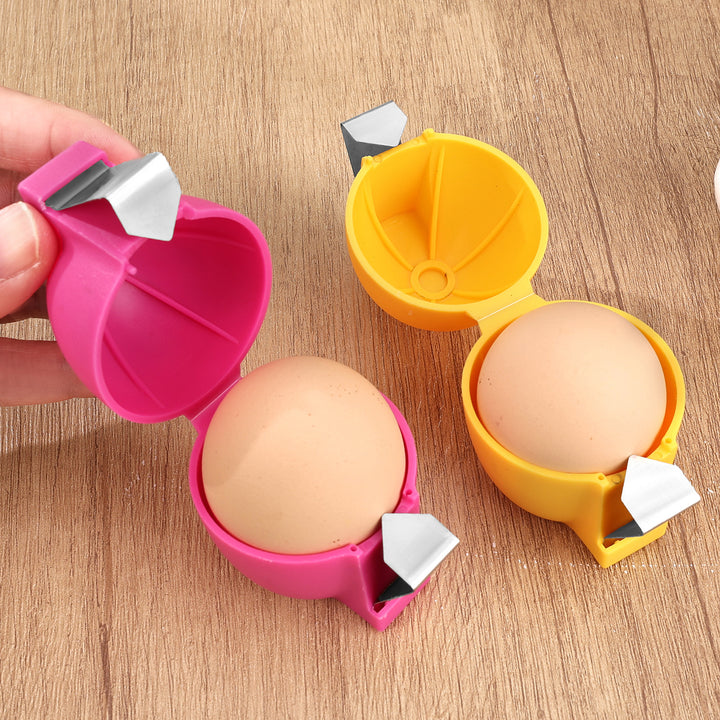 Egg peeler for peeling and separating