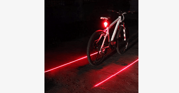 BowLift | Laser LED Rear Light for Bicycles – Ride in Style!