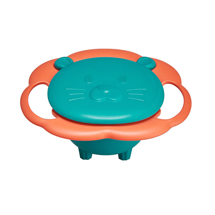Rotating children's bowl, 19 cm, PP, non-slip
