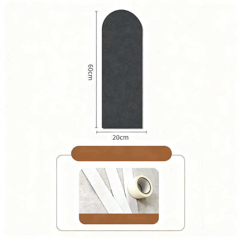 Foam wall panels with arch design, protective padding