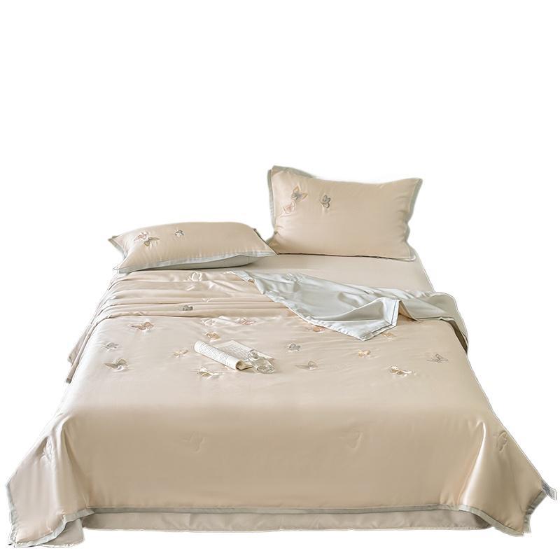 Lyocell summer bedding set, 4-piece, light and breathable