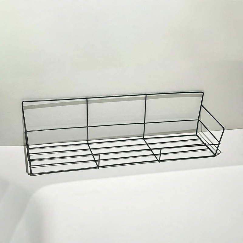 Iron bathroom shelf, wall-mounted