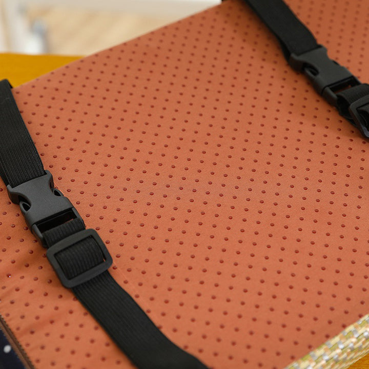 Seat cushion and backrest made of polyester