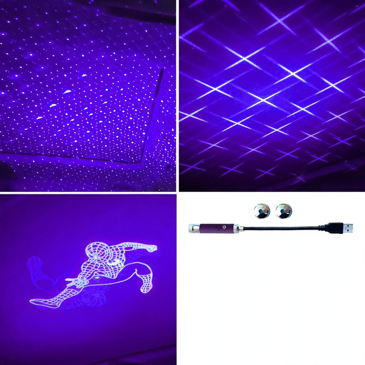 USB Starry Sky Ambient Light with LED Projection