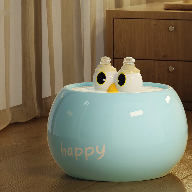 Ceramic drinking fountain for cats and dogs