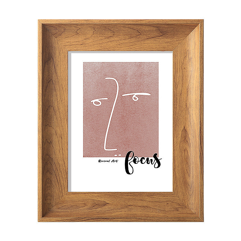 Wood picture frame, rectangular, 15 × 42 cm
