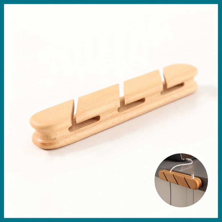 Wooden cable organizer, model K009