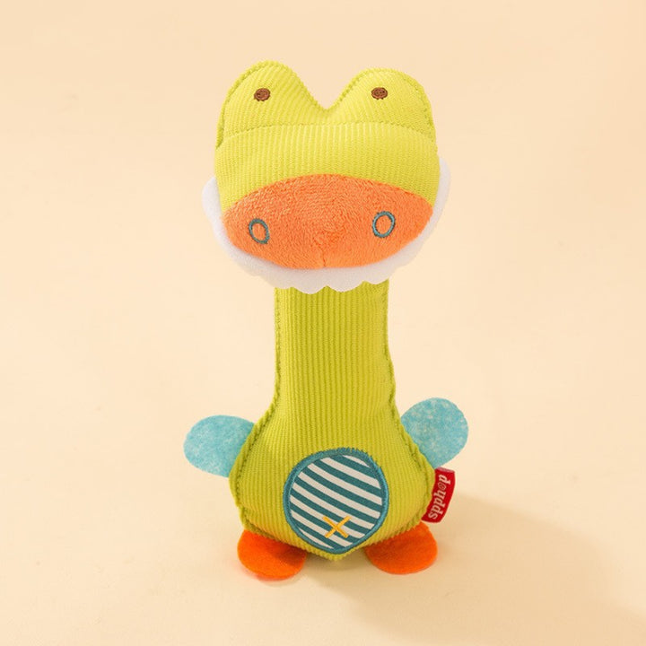Plush toy with squeaker for dogs