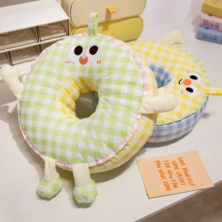 Round midday nap cushion, breathable