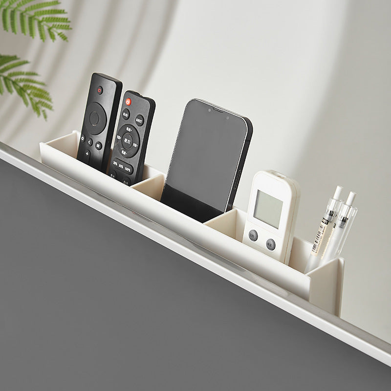 Wall-mounted storage box with compartments