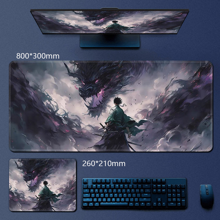 XXL Gaming Mousepad with Anime Design