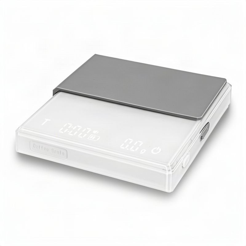 Electronic espresso scale with timer