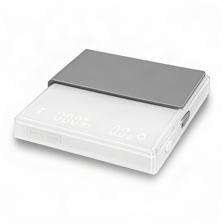 Electronic espresso scale with timer