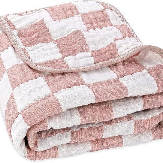 Cotton baby blanket, 6-layer, 103 x 103 cm