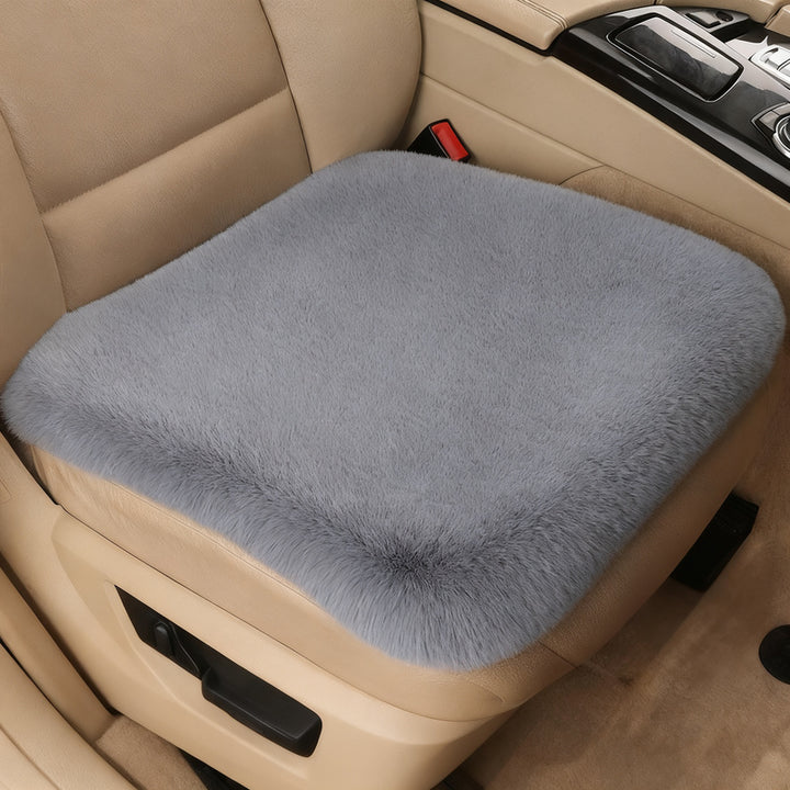 Plush car seat cushion, winter version