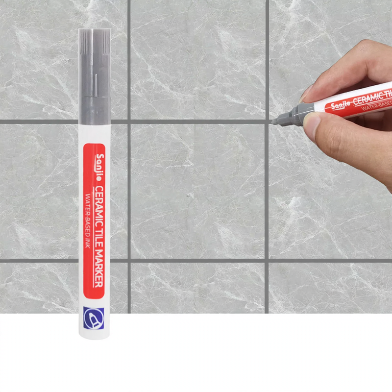 Grout pen for ceramic tiles in various colors