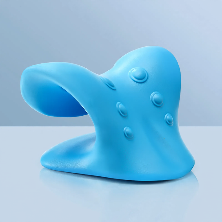 Neck massage pillow with mechanical pressure point massage