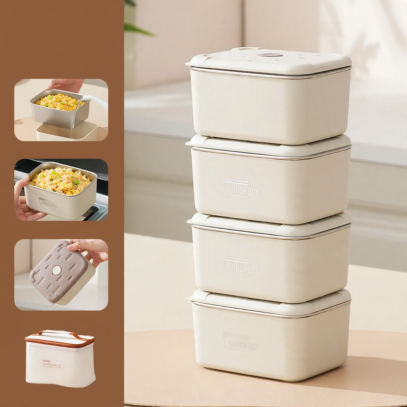 Stainless Steel Lunch Box, Multi-layer, 501–800 ml