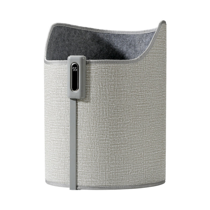Electric foot warmer with button control