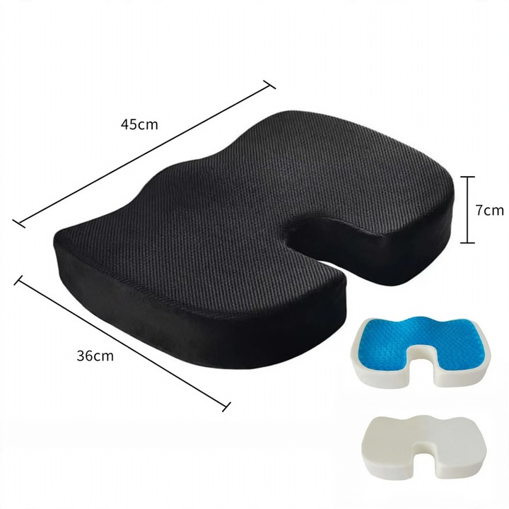 Memory Foam Seat Cushion with Gel Cooling