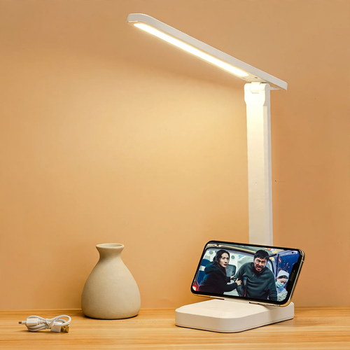 LED desk lamp with color temperature selection
