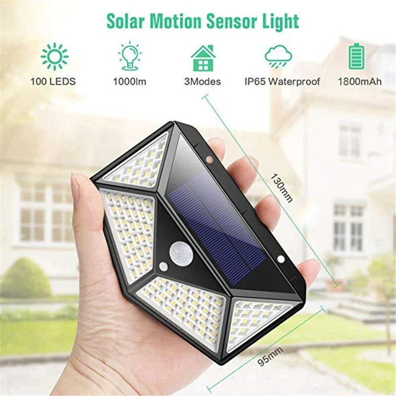 BowLift | Versatile solar light - Weatherproof LED outdoor lamp with motion sensor