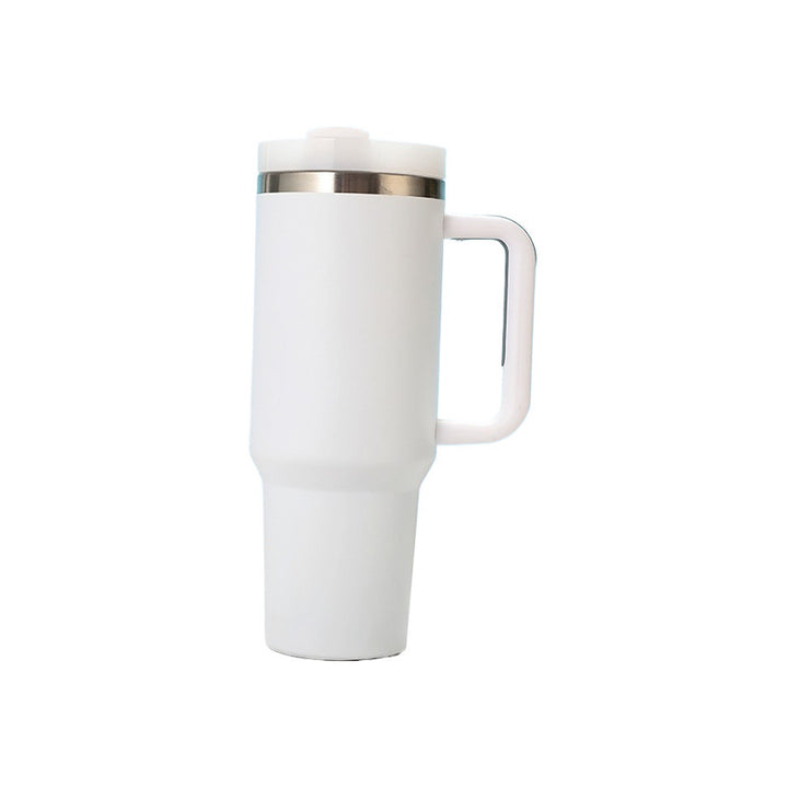 Insulated cup 40oz with straw and handle