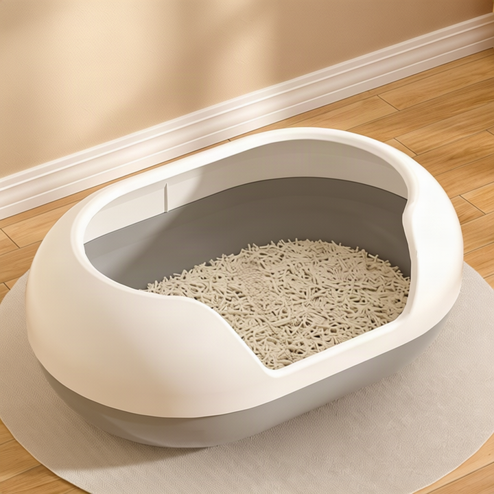 Half-open cat litter box, 35 cm wide
