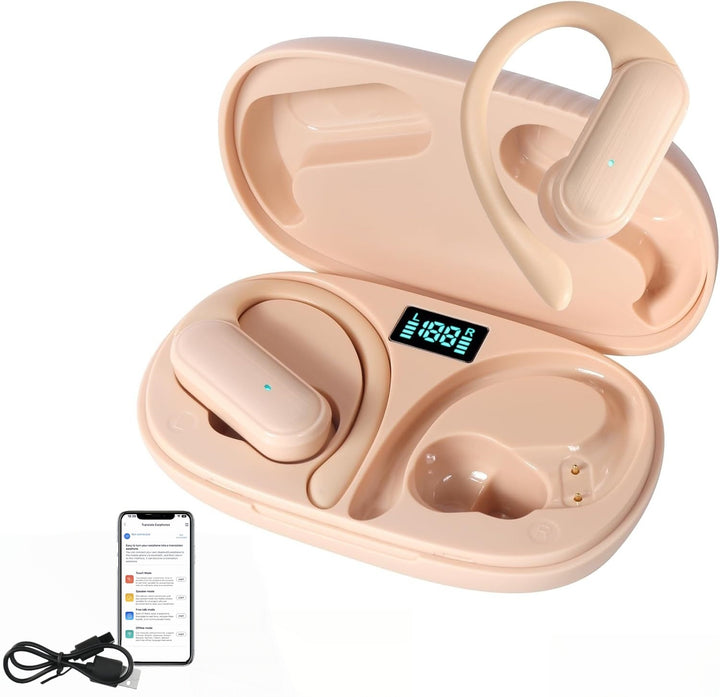 Bluetooth headphones with AI real-time translation M8