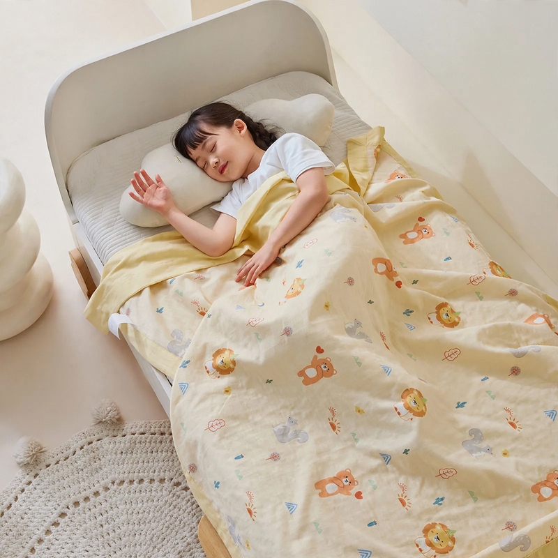 Cotton baby blanket, double gauze, 80×110 cm