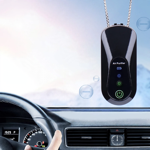 Portable air purifier to hang