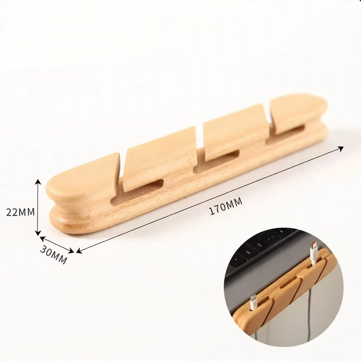 Wooden cable organizer, model K009