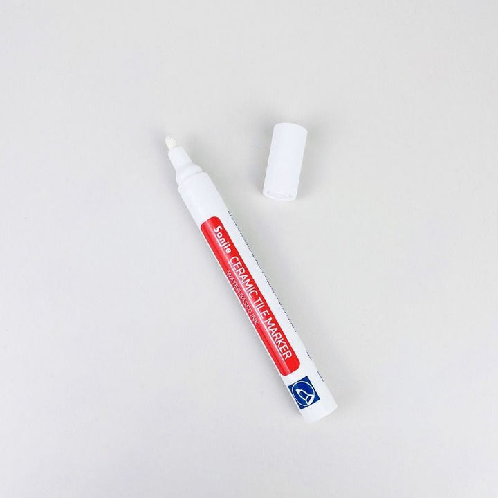 Grout pen for ceramic tiles in various colors