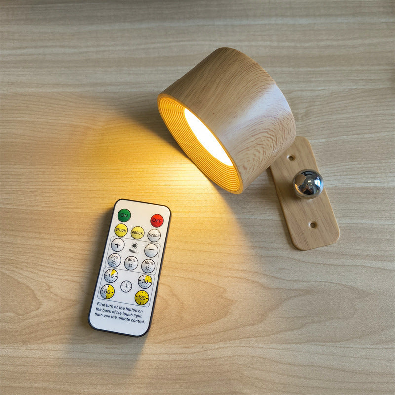Wireless LED wall light with touch control