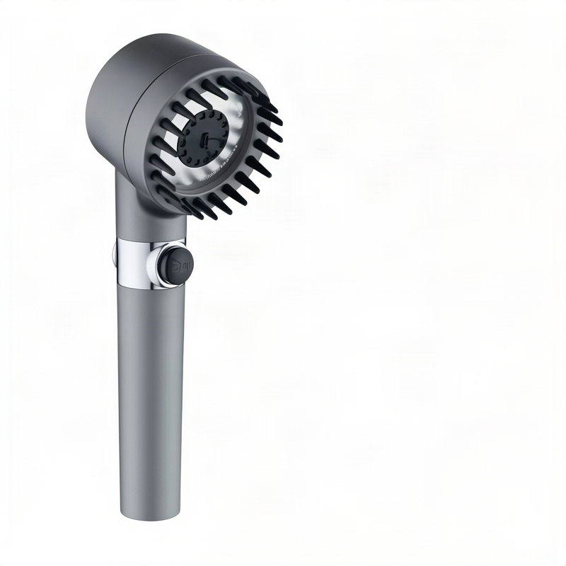 Multifunctional shower head with LED and massage function