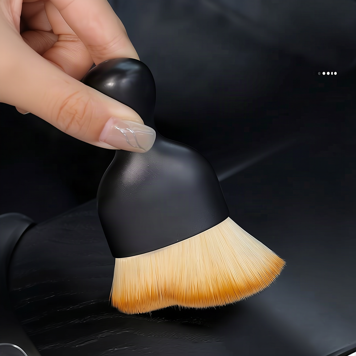 Soft dust brush for car interior