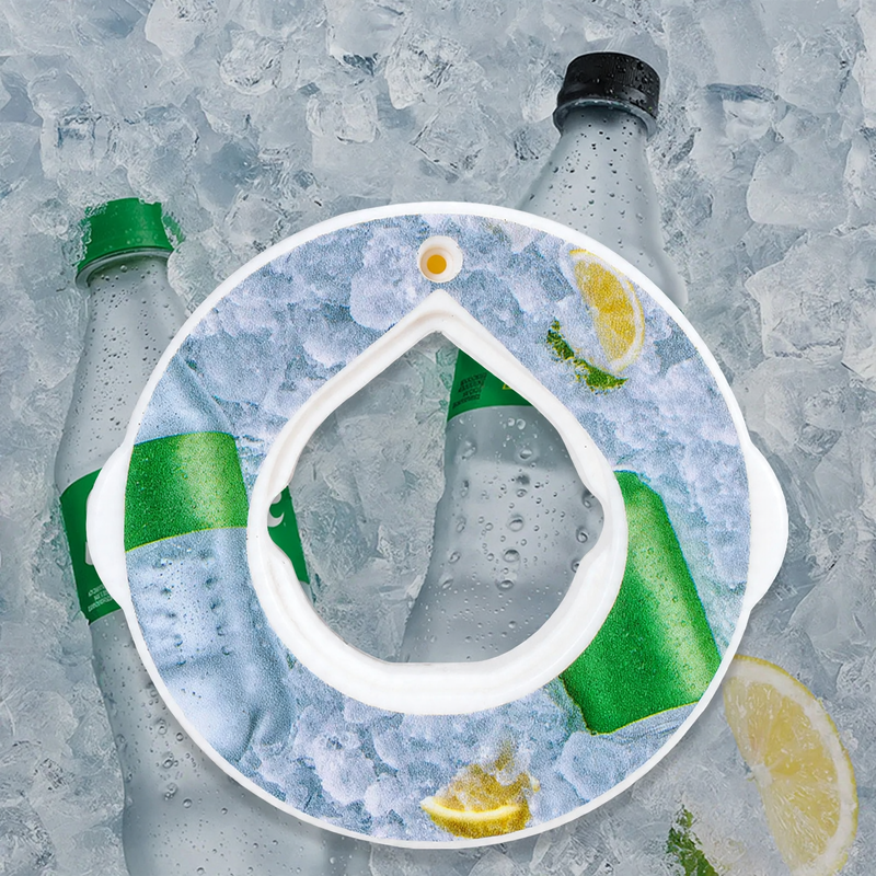 Drink bottle with flavor rings, 750 ml, with carrying handle