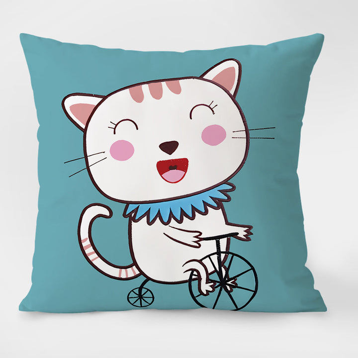 Decorative cushions with cartoon design, filled