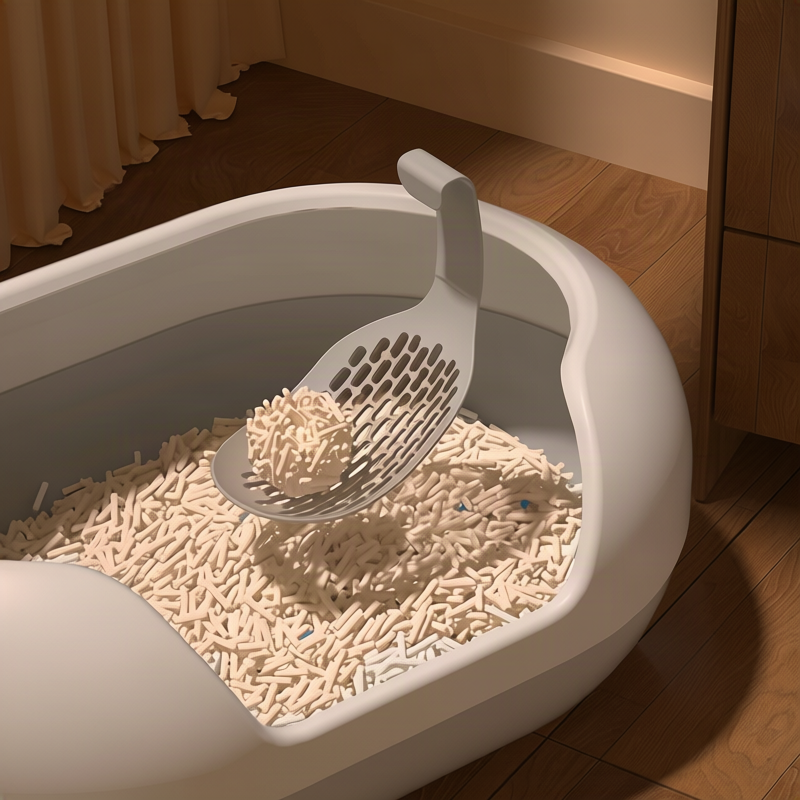 Half-open cat litter box, 35 cm wide