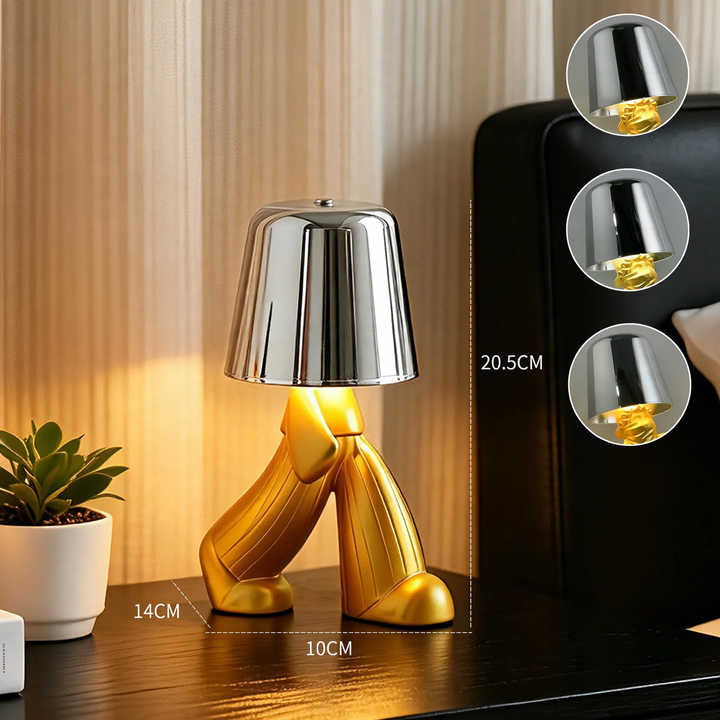 Running Figure Night Light, modern