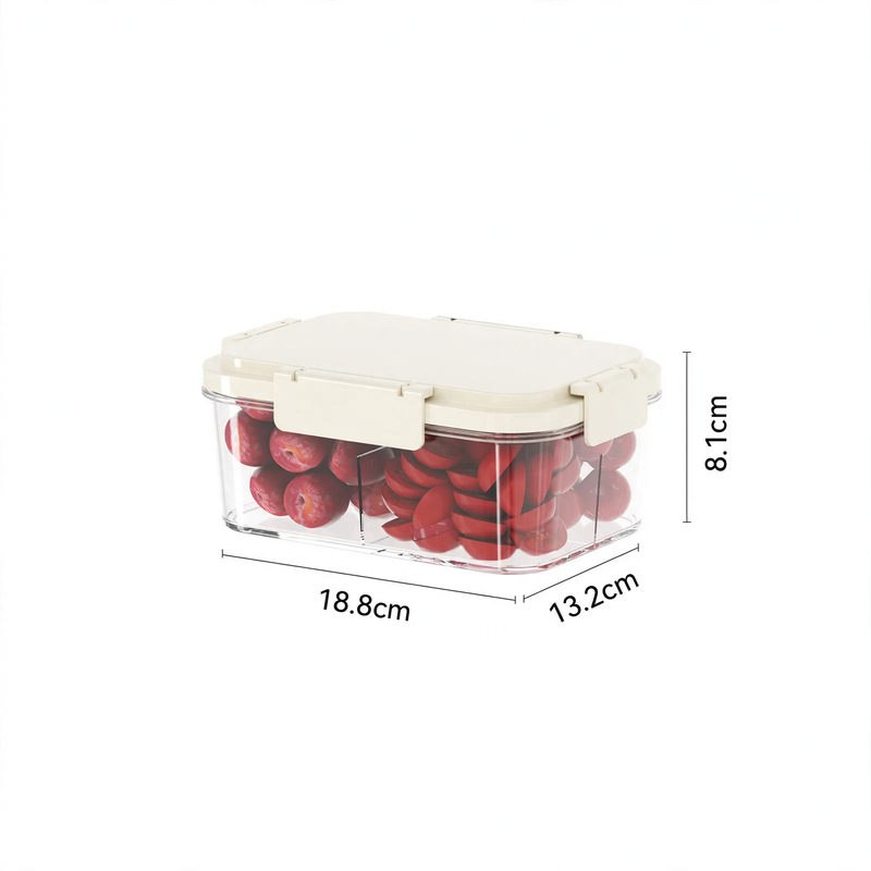 Fresh-keeping box with cooling element and drip tray