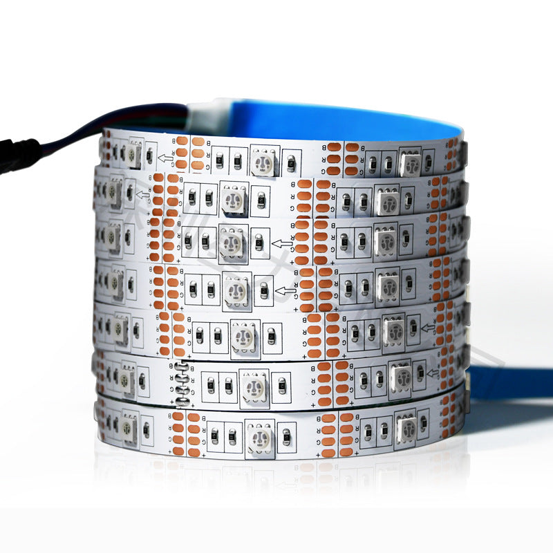 RGB LED strip 5050, controllable via app and remote control