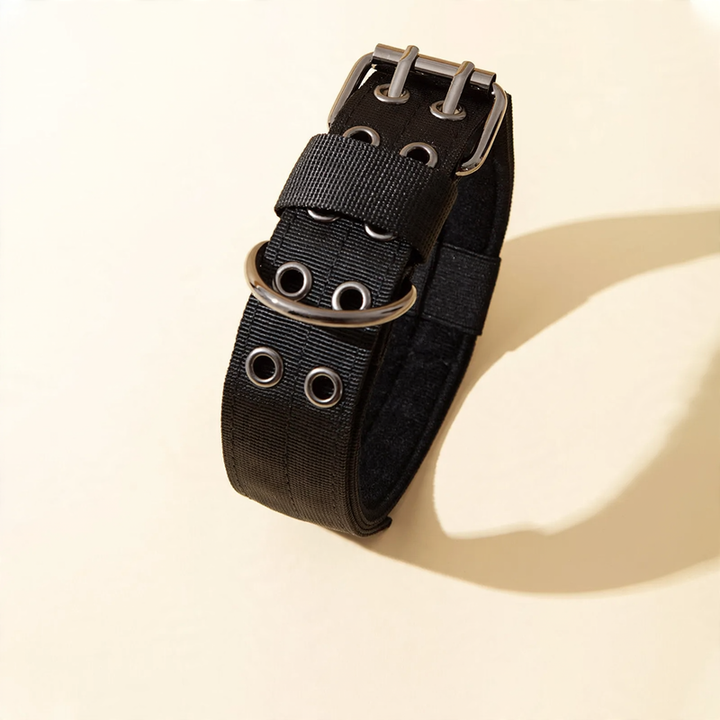 Comfortable fabric collar for large dogs
