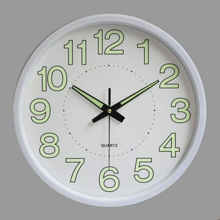 Quartz wall clock, plastic, hands, 20–40 cm