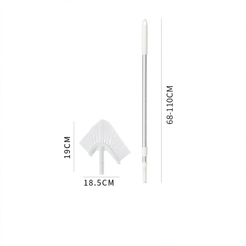 Extendable cleaning rod with interchangeable heads