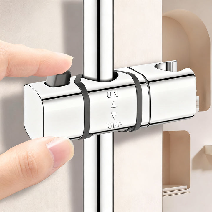 Shower head holder made of ABS, adjustable, various colors