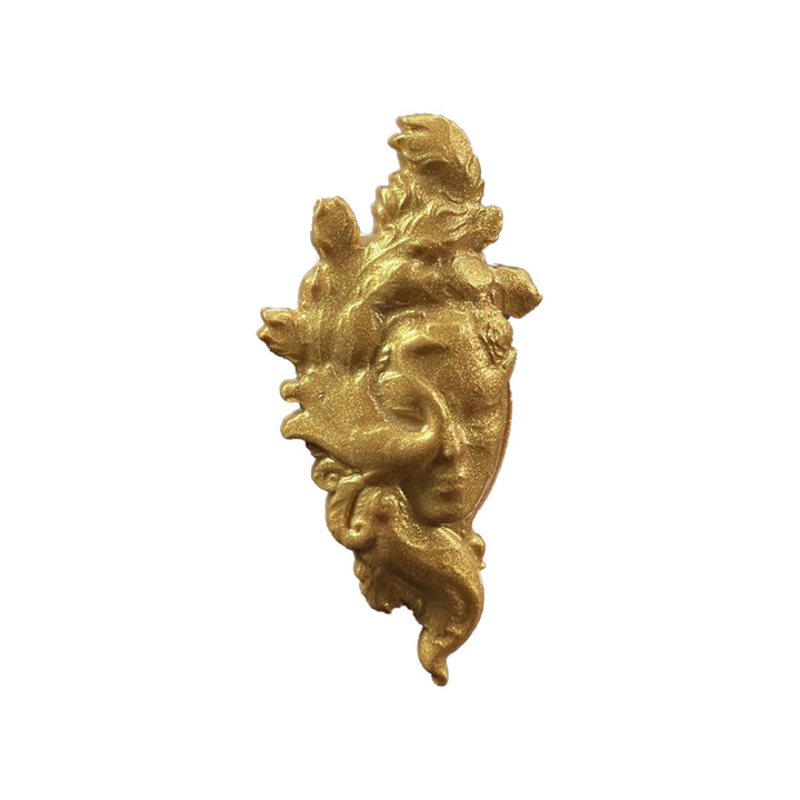 Car air freshener holder peacock motif, triangle shape