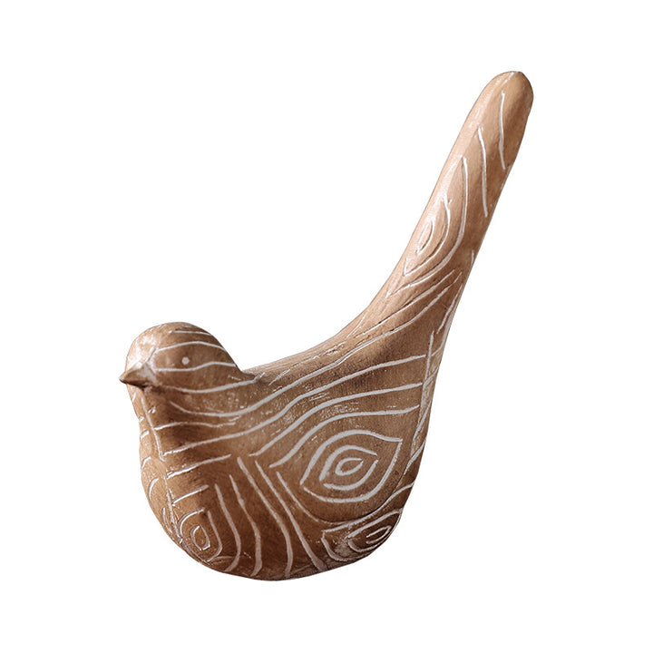 Bird figure made of resin, modern design