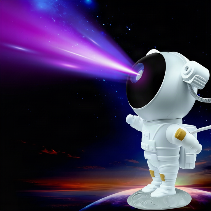 Astronaut mood light with starry sky projection